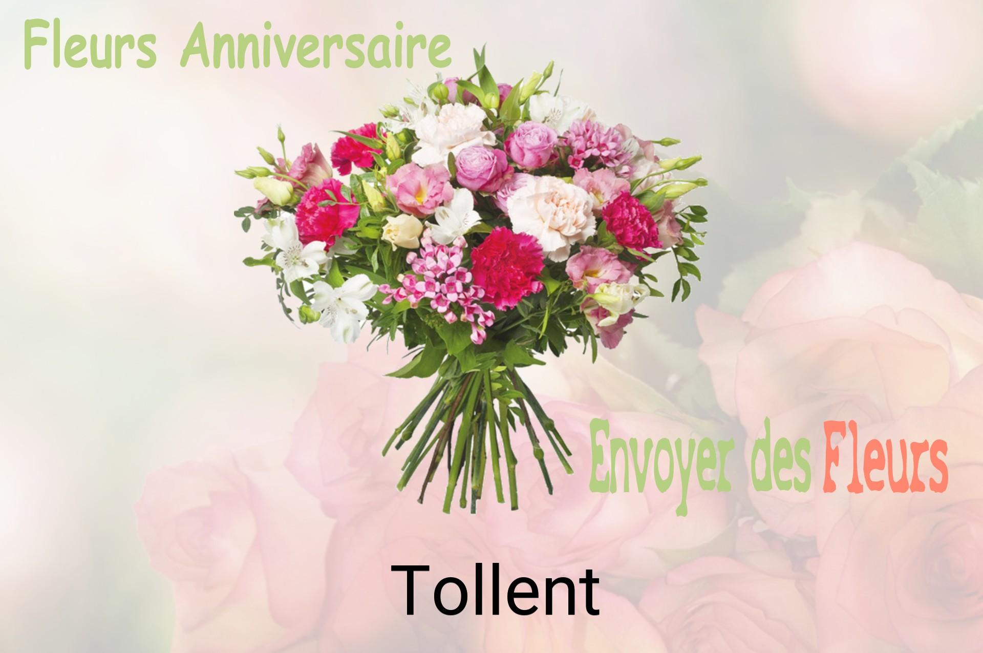 Bouquet de fleurs d’anniversaire livré à Tollent
