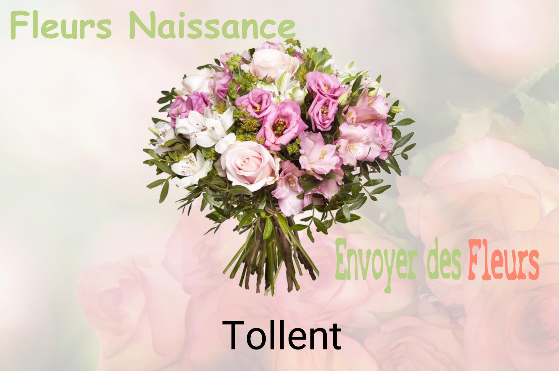 Bouquet de fleurs de naissance livré à Tollent